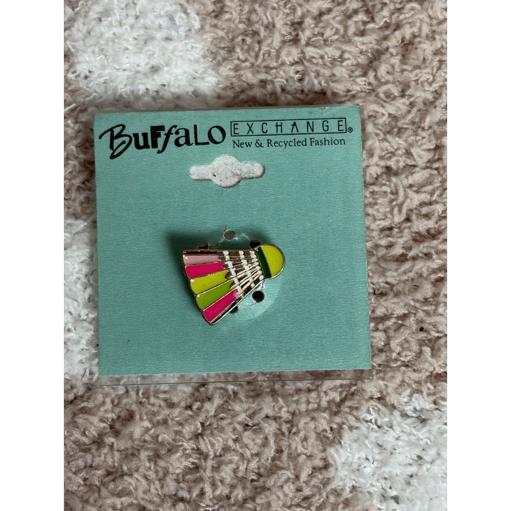 Enamel Pin Badminton Birdie Brooch Lapel Badge Shuttlecock Backpack Pin Hat